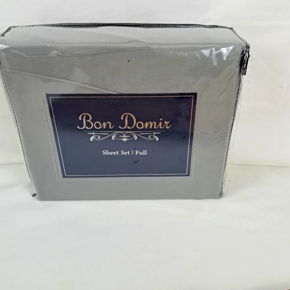 Bon Domir Gray Full Sheet Set